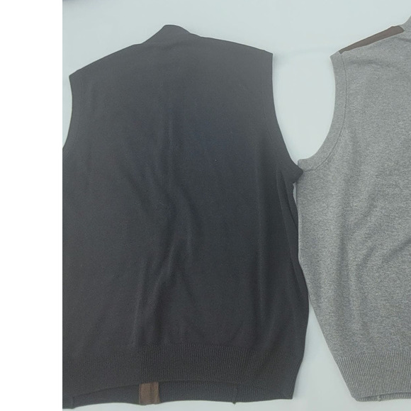 Vintage Ralph Lauren Chaps Sweater Vest Black - Picture 6 of 7